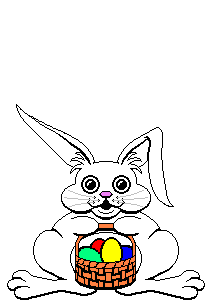 Gif animé Pâques lapin oeuf